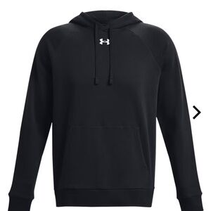 Men’s large Black Under Armour Rival Fleece Hoodie - 2 similar styles